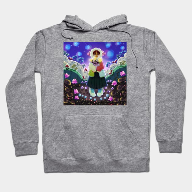 Night garden Hoodie by onyxcidian